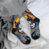 Day of the Dead Spain Pet Skull Print Unisex Breathable Crazy Hip Hop  Low-top Socks Suitable for Everyday Wear In All Seasons