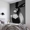 1PC Famous Singer AAriana Grande Tapestry Art Printing Japanese Wall Tapestry Anime Wall Hanging Home Decor