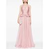 French Style Wrap Chest Sleeveless Long Dress, Fashion Women's Casual Evening Party Dress for European American Women