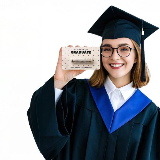 Graduation Money Holder Class of 2025 Congrats Grad Cash Holder with Plastic Cover Graduation Gift Card