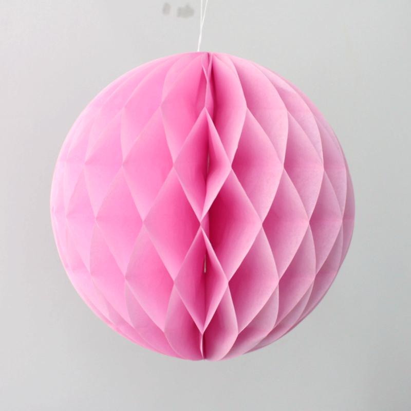 Hot Sale 10/15/20/25/30cm Decorative White Gray Tissue Paper Lantern Honeycomb Ball Wedding Kid Birthday Decoration Babyshower