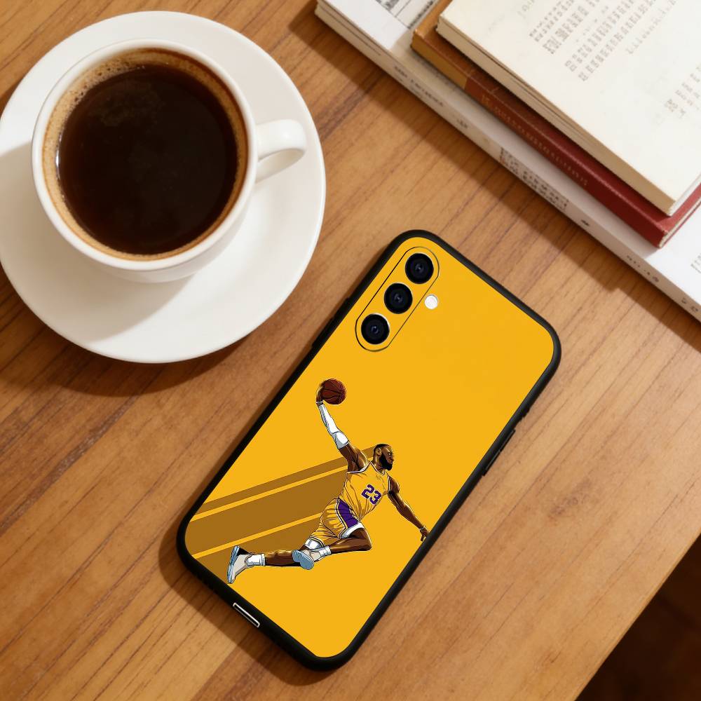 LeBron James Phone Case For Samsung Galaxy A73,A72,A71,A70,A53,A52,A51,Others Soft Black Cover