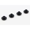KITACO Cap Bolt Cover (for ABS/M8) Universal, 4-Pack, Black, 0900-000-80116