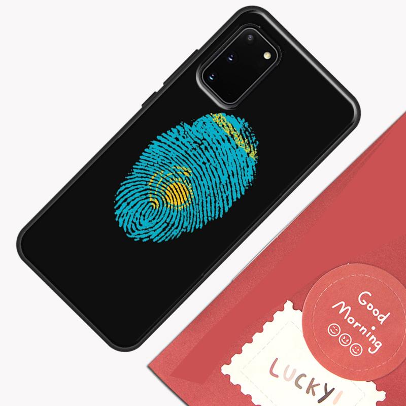 Kazakhstan Flag Phone Case For Samsung Galaxy S25 S26 Ultra S20 S21 S22 S23 S24 Plus S9 S10 S25 FE Cover Shell