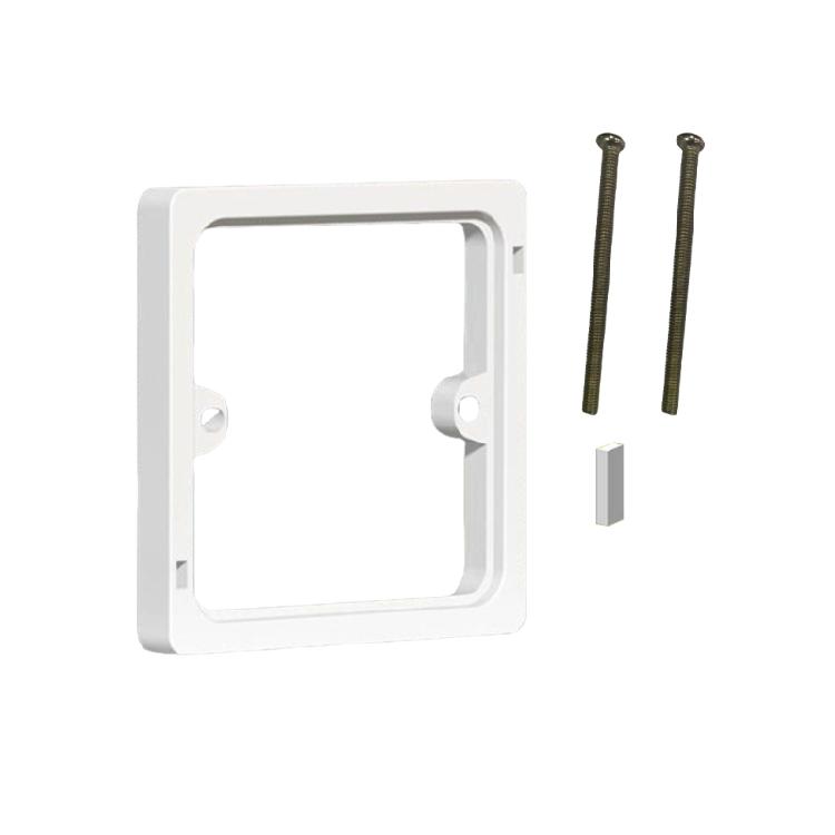 

Square Spacer Receptacle Extender Single Socket Spacer Electrical Outlet Box Extender for Living Room School Office 1CM