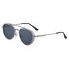 Non-polarized Classic Retro Double Bridge Round Sunglasses for Men Women  Driving Sunglasses