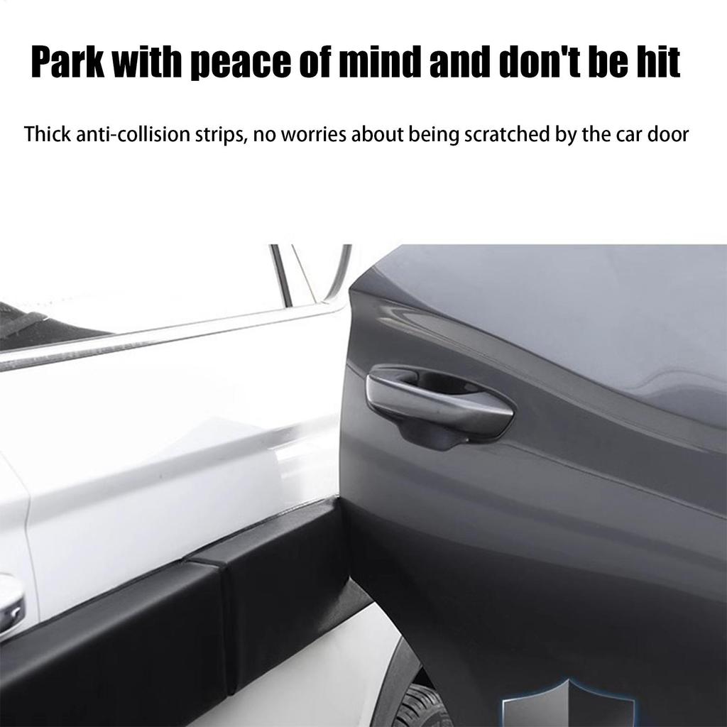 Car Door Protector Magnetic Folding Connected Style Body Side Edge Guard Decorative Anti-scratch Protection Strips 98x11x4CM