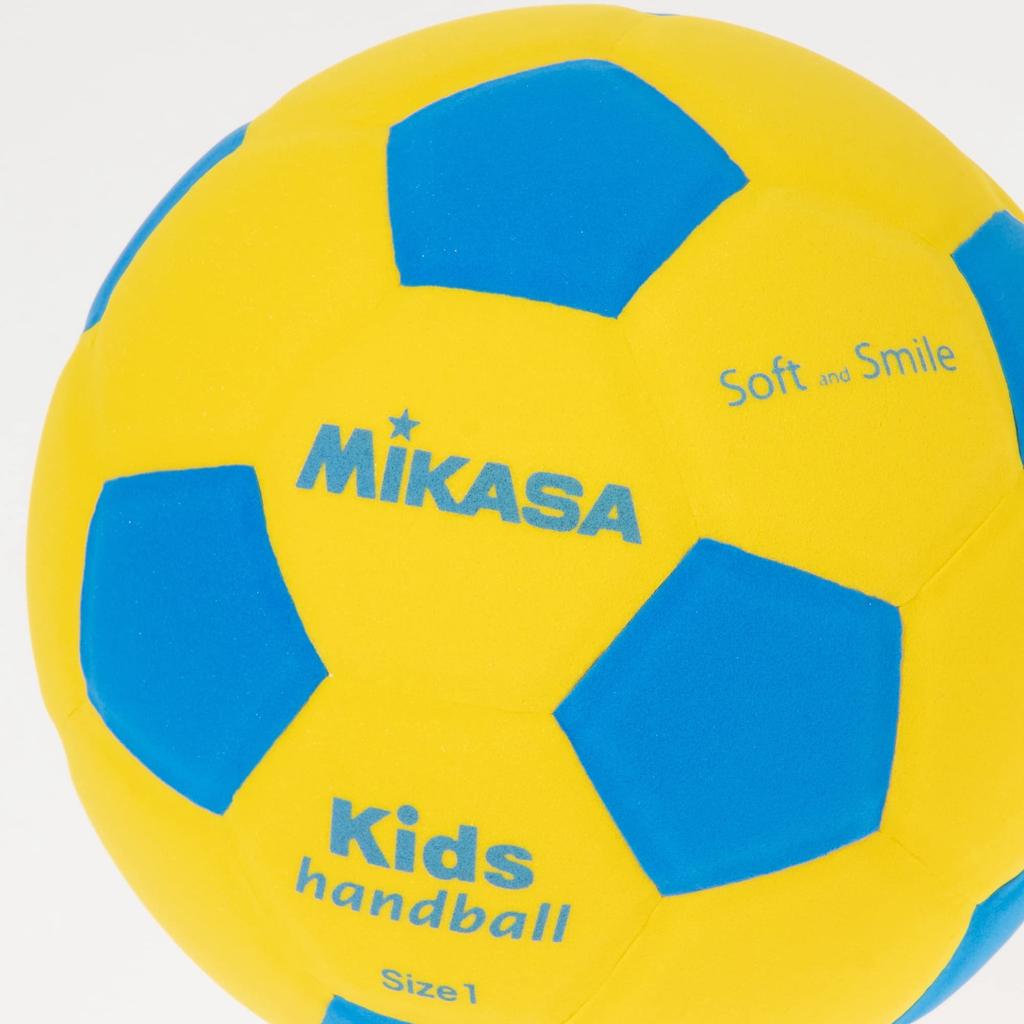 MIKASA Smile Handball No. 1 (for Elementary School Students) EVA Material SH1-YBL Recommended Internal Pressure 0.10-0.15 Kgf/cm²