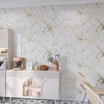 40cm Küche Wohnzimmer Schlafzimmer Tapete Moderner Stil Marmor Heimdekoration wasserdicht ölbeständig selbstklebend