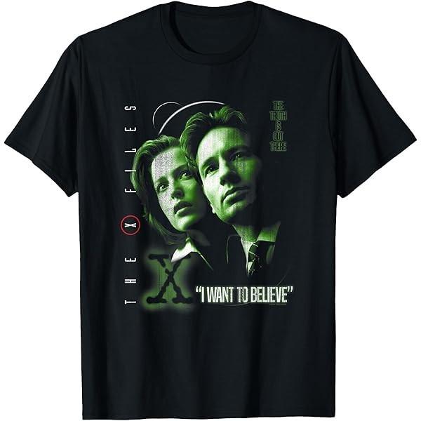 NEW! The X-files Black Cotton Unisex S-5XL Gift Fans Shirt HRB748 XXXXL
