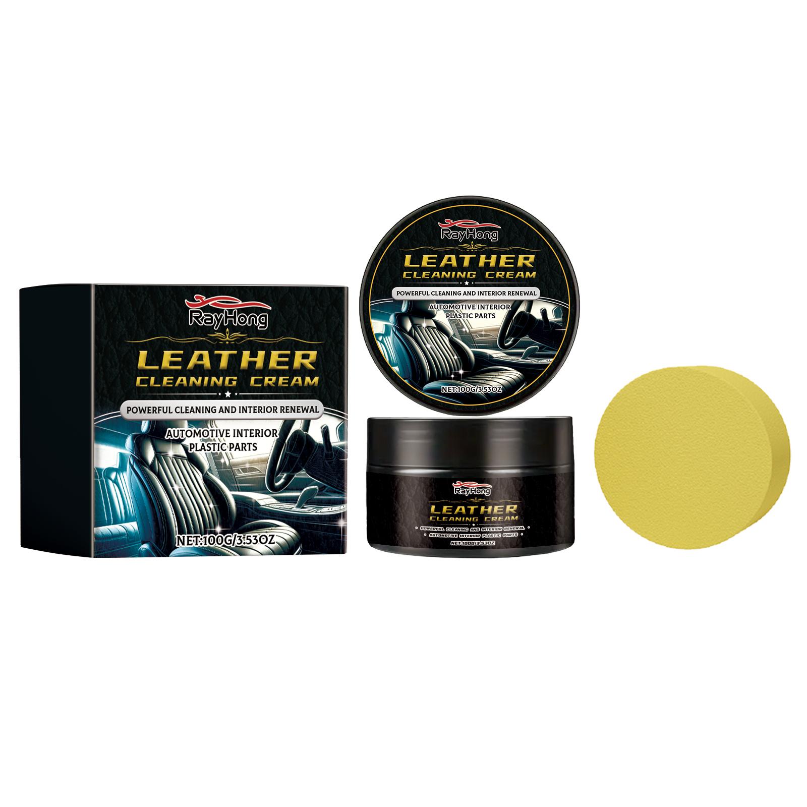 Automotive Leather Care Balm - Deep Cleaning Restoration Polishing Maintenance for Car Seats Sofa Leather Conditioner
