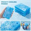 Herbruikbare IJscontainer voor Conditioner Ventilator & Transport - 200ml Vooraf Gevuld Blauw IJs Pak (Geüpgraded, Geen Vereiste)