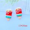 20Pcs Kawaii Cute Mixed fruit popsicle Flat back Resin Cabochons Scrapbooking DIY Jewelry Craft Decoration Accessories D67