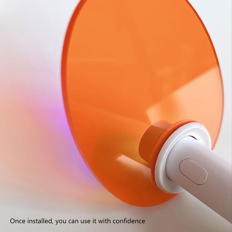 Nail Beauty Salon Devices Acrylic Light-Blocking Baffle For Straight-Shaped Nail Uv Lamp Protective Goggles Anti-Blue-Light