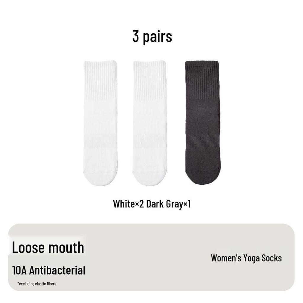 Women's Non-Slip Silicone Yoga & Pilates Socks for Spring/Summer