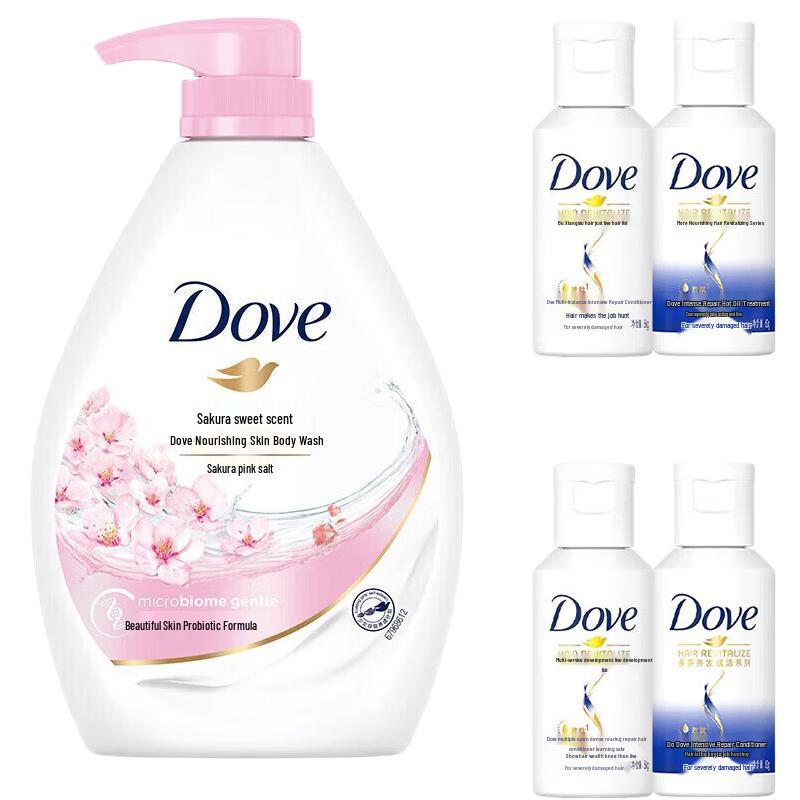 

Dove Cherry Blossom Shower & Hair Care Set
