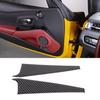 Carbon Fiber Side Of Door Speaker Cover Trim For TOYOTA GR Supra A90 -