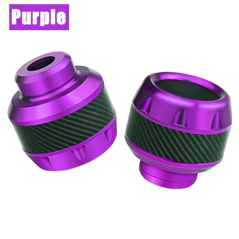 2PCS Universal Frame Slider For Motorcycle Front Cups Motorcycles Falling Protector Explosion-proof Carbon Motorbike Scooter