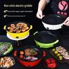 Multifunctional Non-Stick Household Electric Grill and Griddle