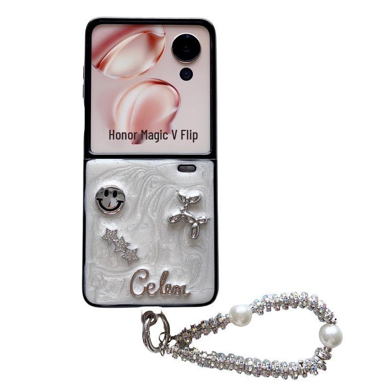 Epoxy Star Puppy Flip Case for Honor Magic V & OPPO Find N3 Flip