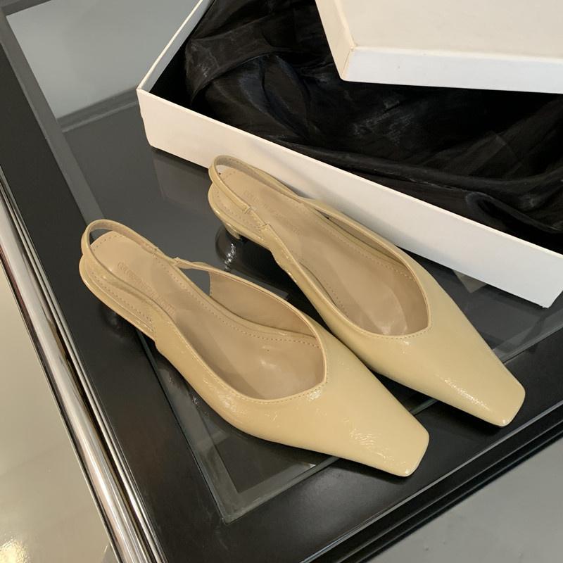 Móda Bailamos 2025 Nová značka Dámské sandály Módní Dámské Eelgant Outdoorové Šaty Slingback Boty Tenký Vysoký Podpatek Sexy Lodičky Boty Mujer