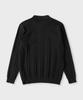 PANICALE Black Half-Zip Polo Knit