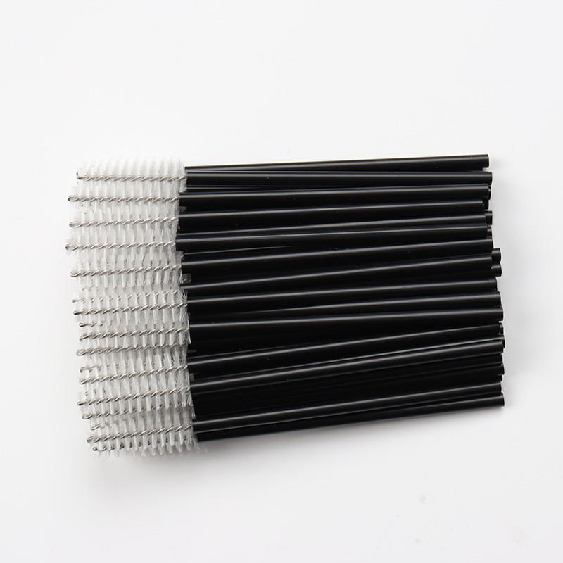 50-Pack Disposable Spiral Mascara Wands & Eyebrow Brushes
