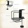 Cup Holder For Desk 2-in-1 Drinks Mount With Headphone Hanger For Tabletop Desktop Drink Holder For Mug Tumbler Bottle Home