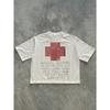 Unisexs Casual Crew Neck ShortSleeve TShirt 100 Cotton All Seasons Fun Pattern TShirt Y2K Streetwet Oversized T Shirt