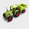 Pull Back Tractor Model Toys Zinc Zinc Alloy Diecast Farm Vehicle Toy Agricultural Tractors Toy  Kids Gifts