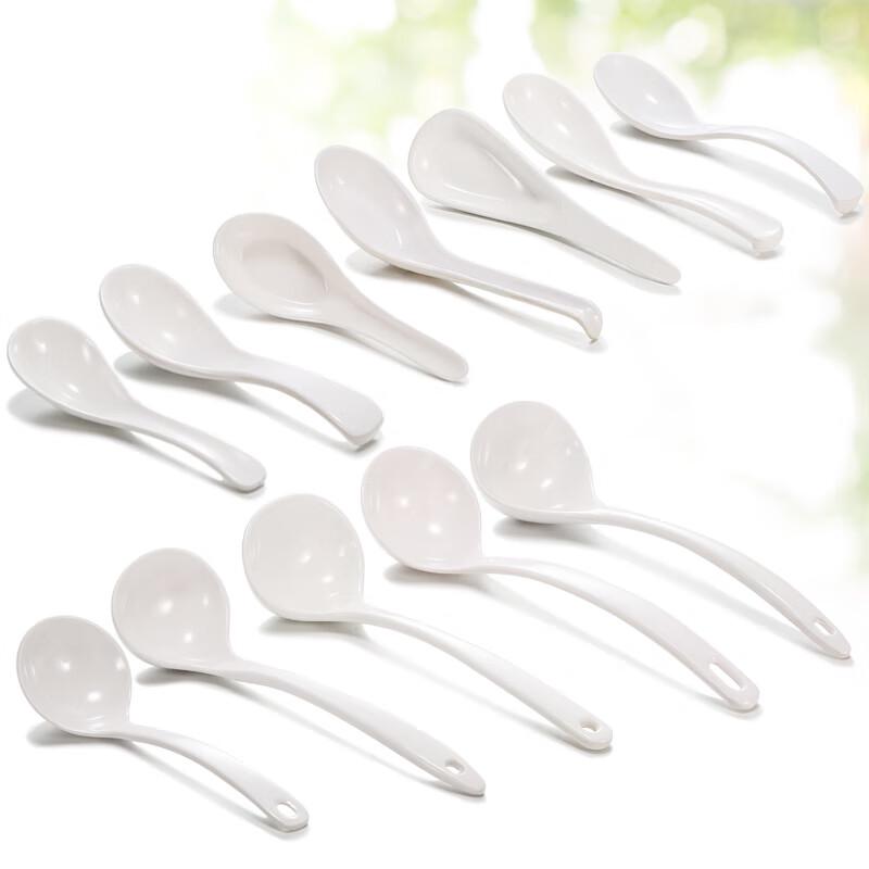 NHZHIW Melamine Soup Spoon