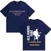 Singer Alejandro Sanz 2026 New Graphics Tshrit Crewneck Y2k Casual Short Sleeve Tees Unisexs Unisexs Pure Cotton Streetwear Hip Hop