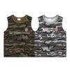 American retro camouflage printed sleeveless vest decorative design sense niche street style loose sleeveless top men's clothing