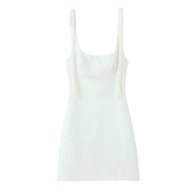 Kaslead New Women Clothes Western Style Fashion Bowknot Decoration Small Plaid Dress 2180305