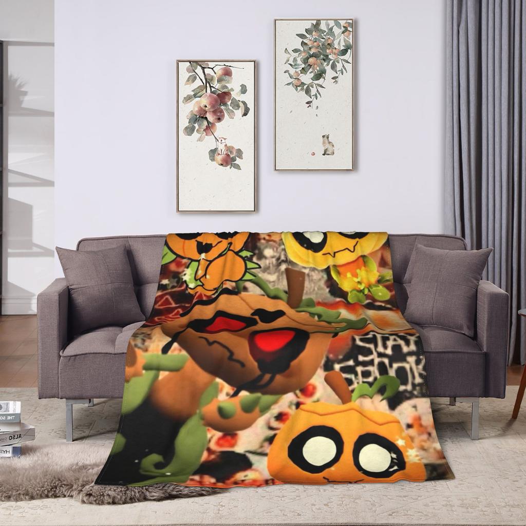 Mantas Calientes de Halloween Dandys World Manta de Felpa para Picnic Manta Gráfica de Franela para Sala de Estar Funda para Cama de Sofá