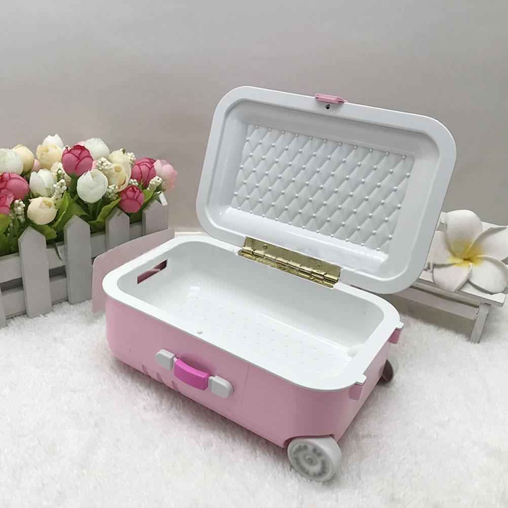 Suitcase Piggy Bank Cute Mini Trolley Luggage Money Box Desktop Decoration