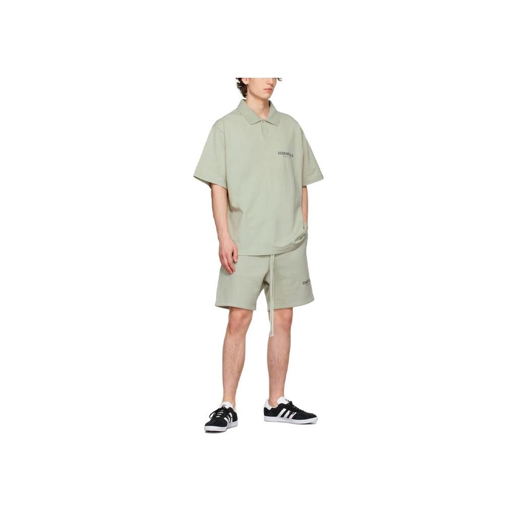 Fear of God Essentials Fleece Sport Shorts Unisex Bottoms Green FOG-FW21-121