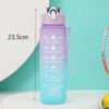 300ml/750ml/2L Water Bottle Motivational Sport Water Bottle Leakproof Bottles Drinking Outdoor Travel Gym Fitness Jugs