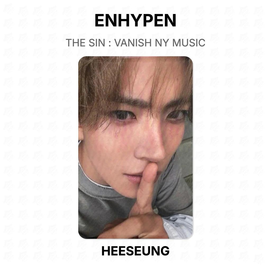 ENHYPEN THE SIN : VANISH NY MUSIC Official Photocard