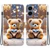 Handmade PU Leather Flip Case for Samsung Galaxy A07 (A075F/A075M)- Anti-Slip Shockproof Cover with Wrist Strap & Heart/Rose Cat Designs
