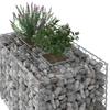 Gabion Raised Bed Silver