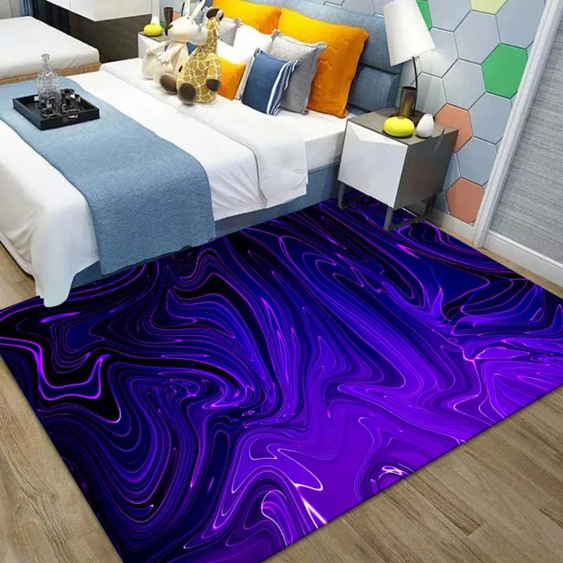 3D Streamline Pattern Carpet for Bedroom Area Rugs in The Living Room Home Decor Floor Mat Bedroom Carpet Decor DoorMat Play Mat