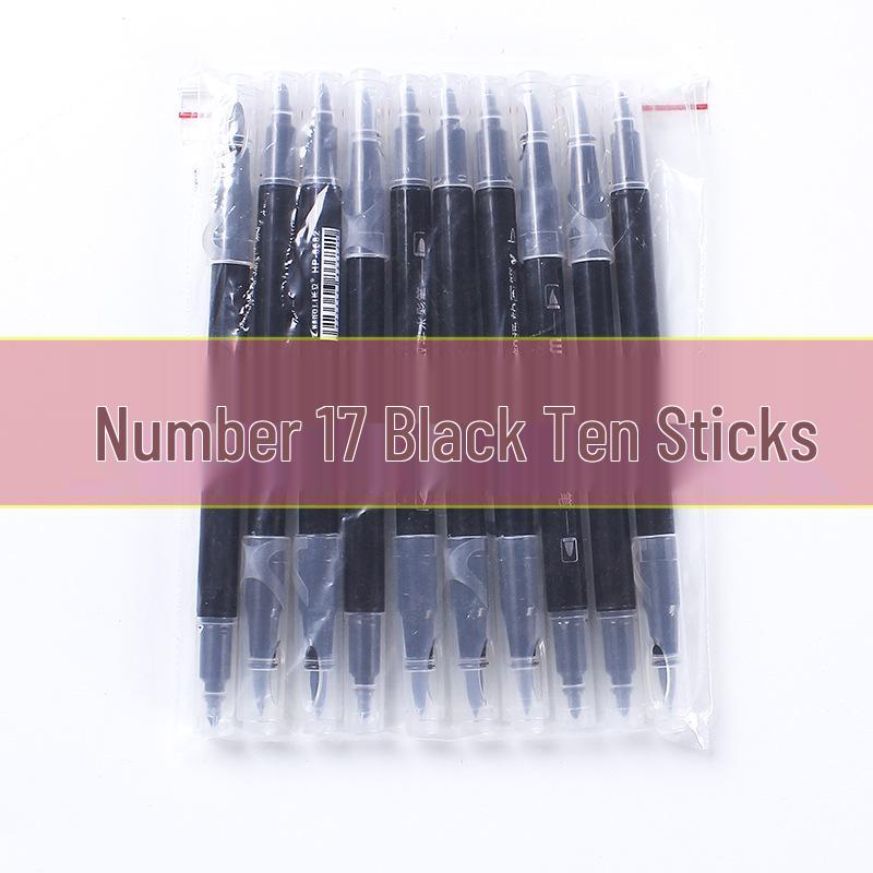 36-Color Double-Ended Soft Tip Washable Watercolor Pens for Primary Students