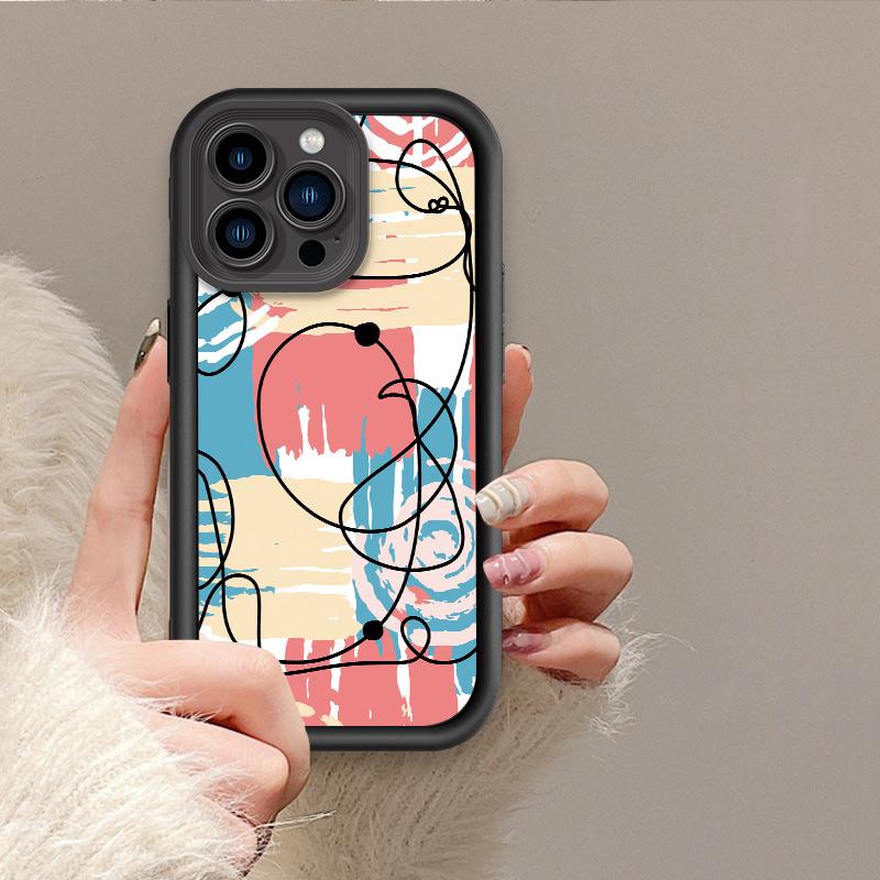 Graffiti Printed Fashion Case Flexible Soft Silicone TPU Shell Full Back Cover for Xiaomi Redmi Samsung Infinix
