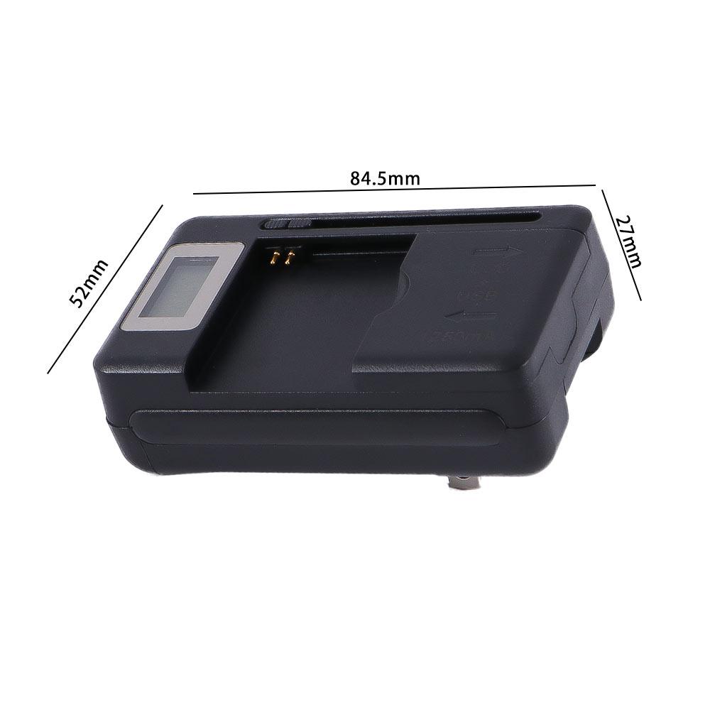 quality US Plug LCD Indicator Screen USB Port Mobile Battery Charger Desktop Charger LCD Display