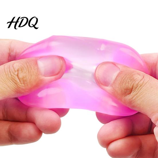 Relaxation Squeeze Ball 3Pcs Stress Relief Toy Set, Flow Pattern Cube Sensory Anxiety Toy, Soft Stretchy Clear Jellyfish Pinch for Kids Adults