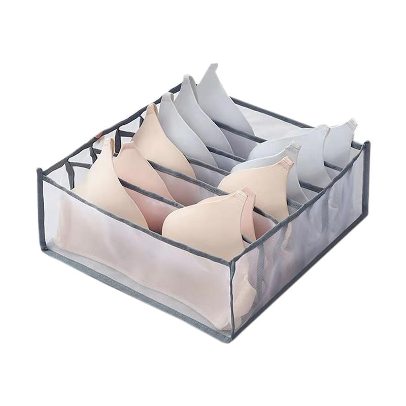 Practical-Underwear Bra Socks Organizer Storage, Washable Foldable Drawer Clothes Organizer NONE