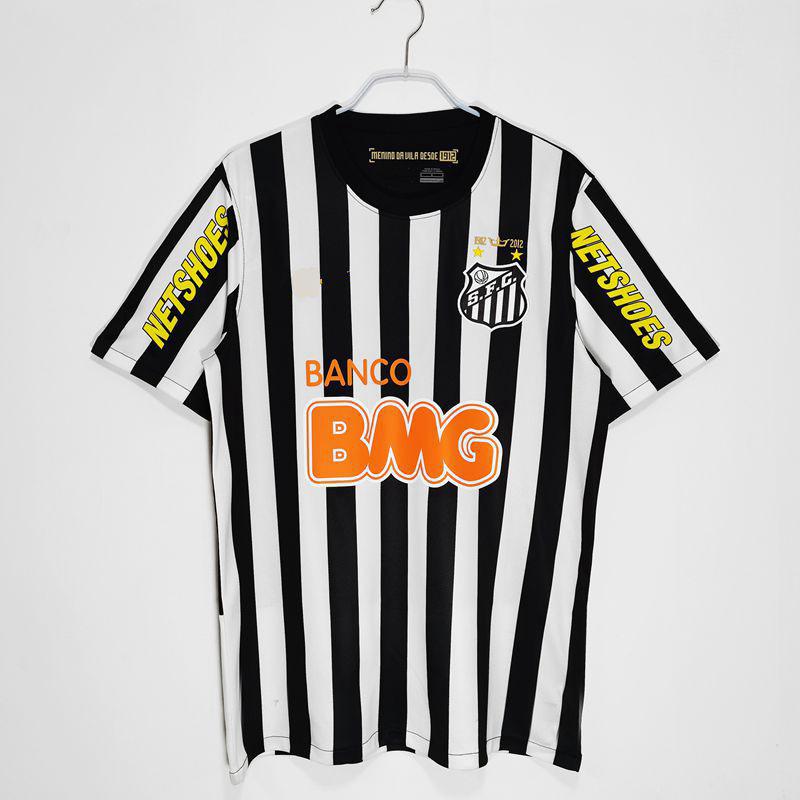 1213 Season Brazil Santos Jersey Santos Commemorative Edition No. 11 Neymar Short-sleeved Football Jersey Retro Top