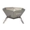 Portable Fire Pit  Camping Brazier Folding Bonfire Stove  Outdoor Fire Wood Stove  Steel Fire Pit
