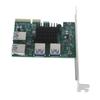 PCI-e 1 To PCIE 4 PCI-express Adapter 4x To 16x Mining R Card 1 To 4 USB 3.0 Multiplier Card for  Mining